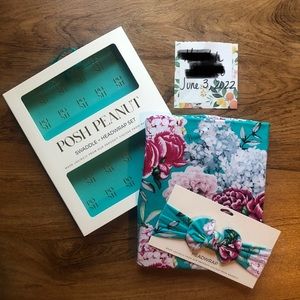 SOLD: Posh Peanut Eloise Swaddle and Bow Set